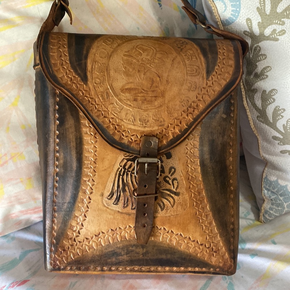 Leather Mexican bag